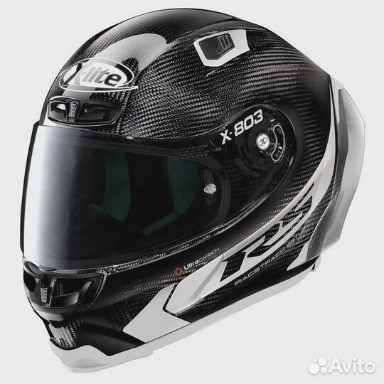 X-Lite X-803 RS U.C. Hot Lap Black-white