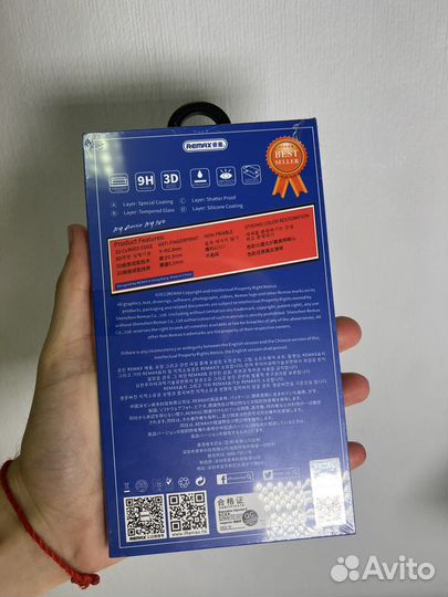 Защитное стекло remax на iPhone