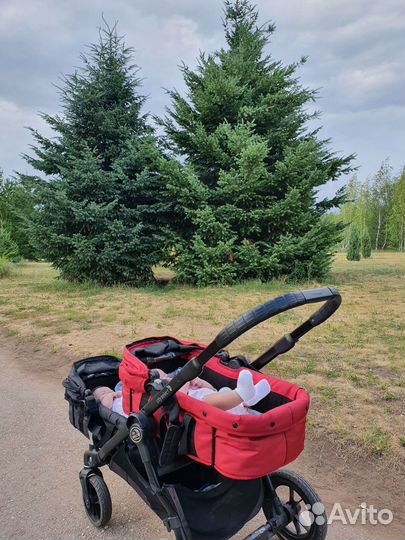 Baby jogger city select коляска для двойни