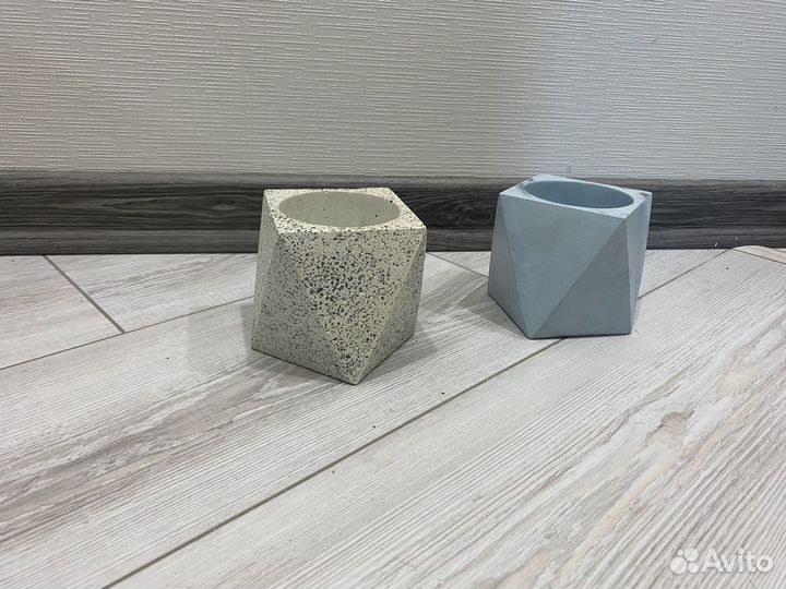 Кашпо горшок формы для свечей пепельница шкатулка