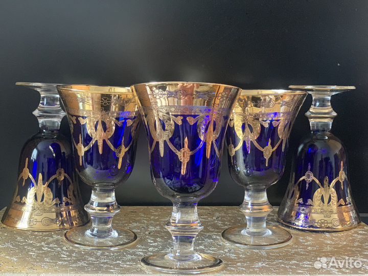 Итальянские бокалы Same Cristallerie. Хрусталь