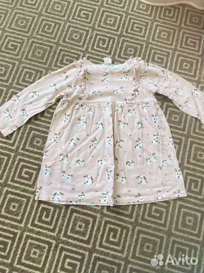 Платье для девочки с длинным рукавом