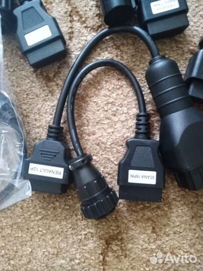 Набор переходником OBD2 для грузовых авто