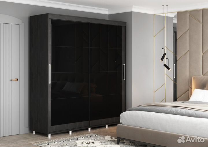 Шкаф Комфорт black edition 1.5