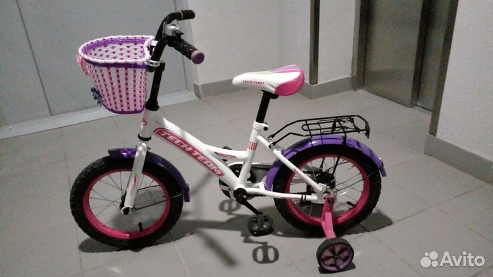 Детский велосипед для девочки 3-6лет