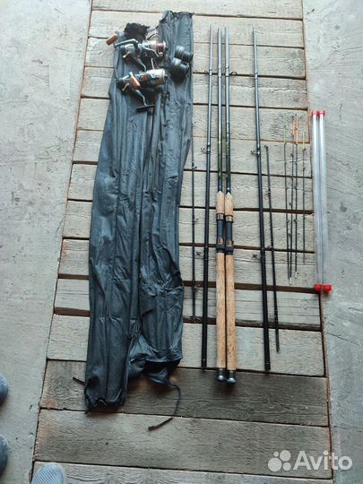 Фидерный комплект 2 удилища +2катушки