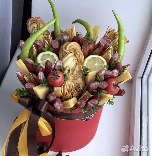 Мужские букеты съедобные (подарок мужчине)