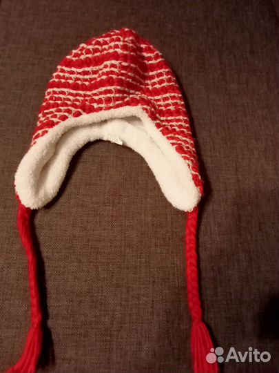 Шапка зимняя женская вязанная