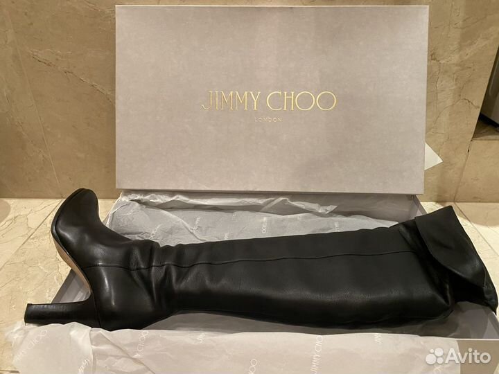 Сапоги ботфорты Jimmy Choo 38,5 р