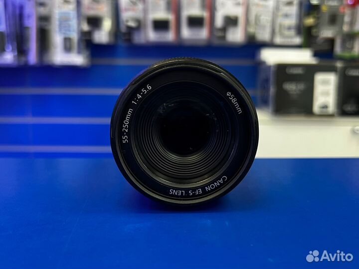 Canon EF-S 55-250mm is (гарантия,чек) id-7525