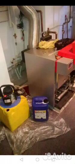 Промывка, системы отопления, теплообменников