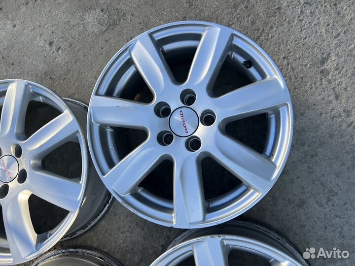 Стильные литые диски Polo Skoda Rapid 5x100 R15