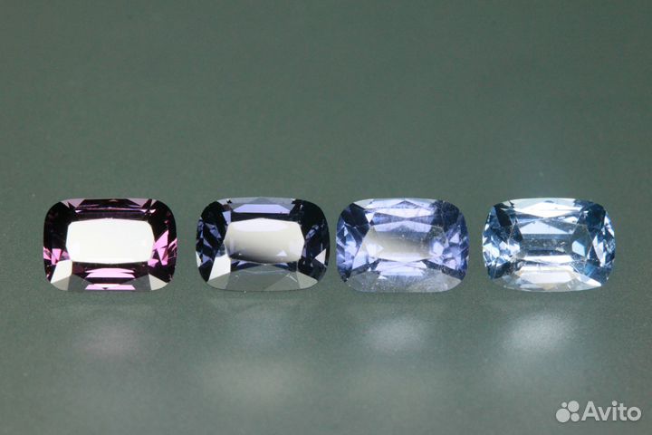 Комплект контрастных шпинелей 4,3 карата
