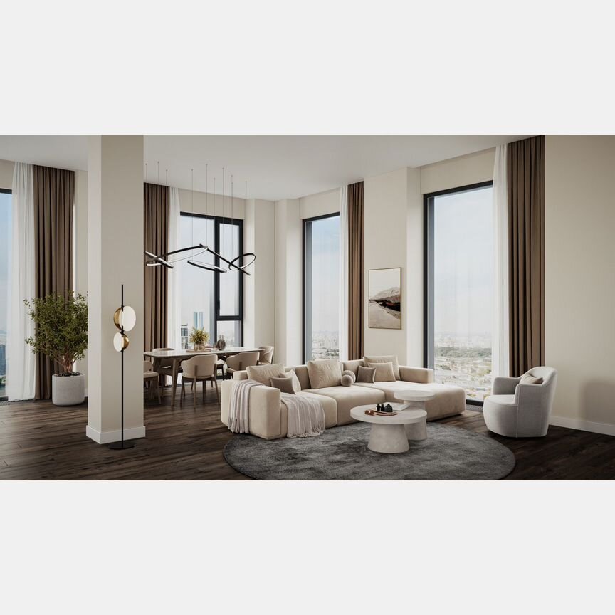 5-к. квартира, 113,8 м², 40/48 эт.