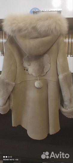 Шуба мутоновая детская