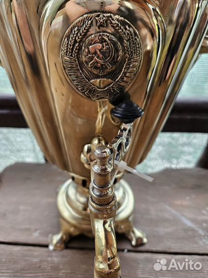 Самовар на дровах старинный