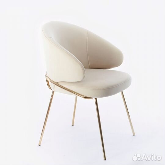 Стул Сosmos велюр, основание золото