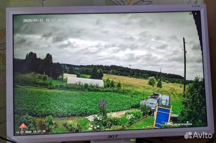 Комплект видеонаблюдения 4 камеры и блок