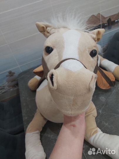 Большая мягкая игрушка,лошадь 120 см