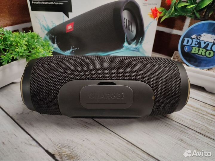 Портативная колонка JBL Charge 3 GG Black Оригинал