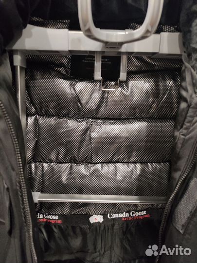 Куртка парка зимняя мужская canada goose, чёрная