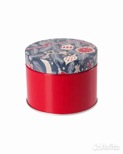 Жестяная коробка новогодняя IKEA