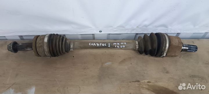 Привод передний LR hyundai solaris 1 двиг 1.6 МКПП