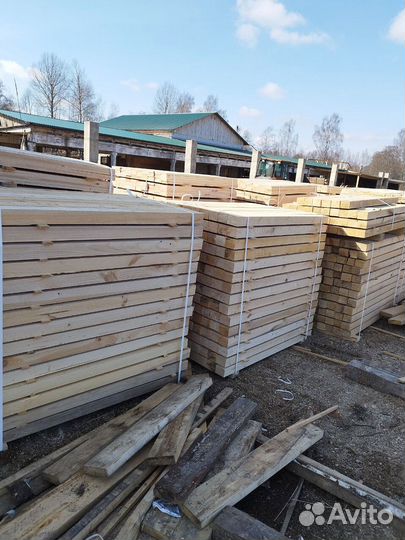 Доска обрезная 50х150х6000