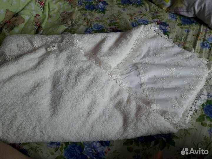 Одеяло с костюмом на выписку