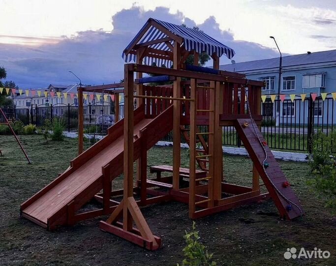 Новый детский спортивный комплекс для дачи