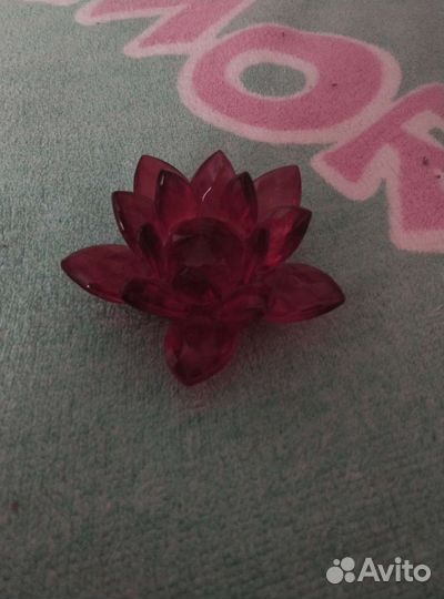 Лотос хрустальный с подставкой