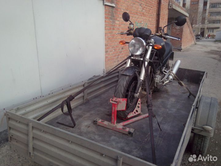 Перевозка мотоциклов.Услуги авто с прицепом