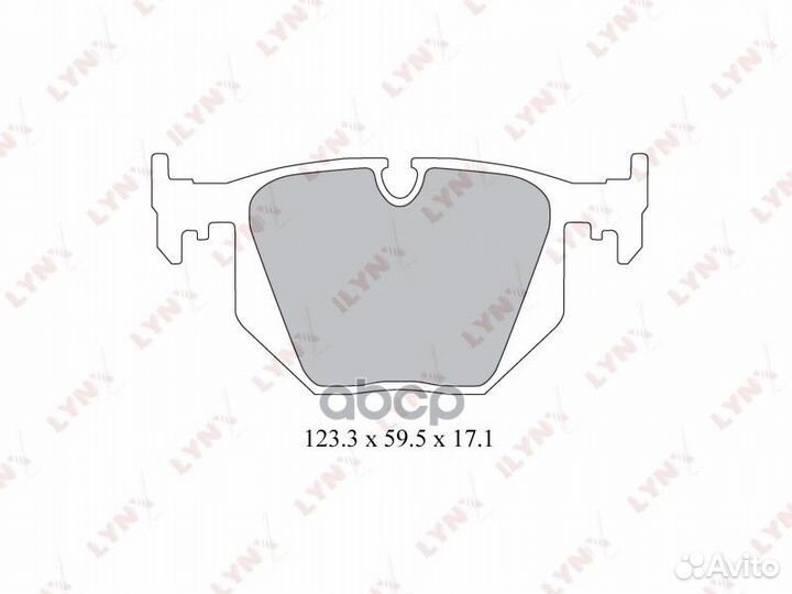 Колодки тормозные задние подходит для BMW 3 (E4