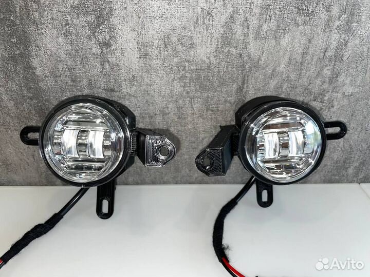 Hyundai Elantra led противотуманные фары sal-man