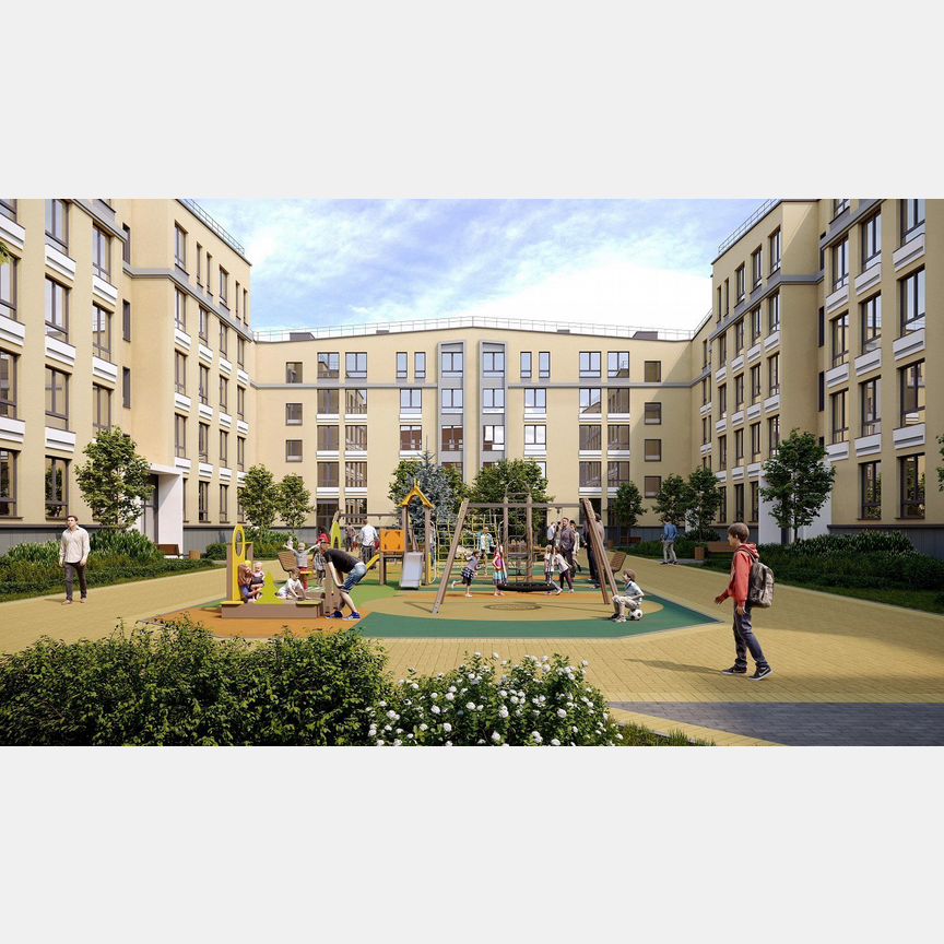 3-к. квартира, 75,5 м², 2/5 эт.