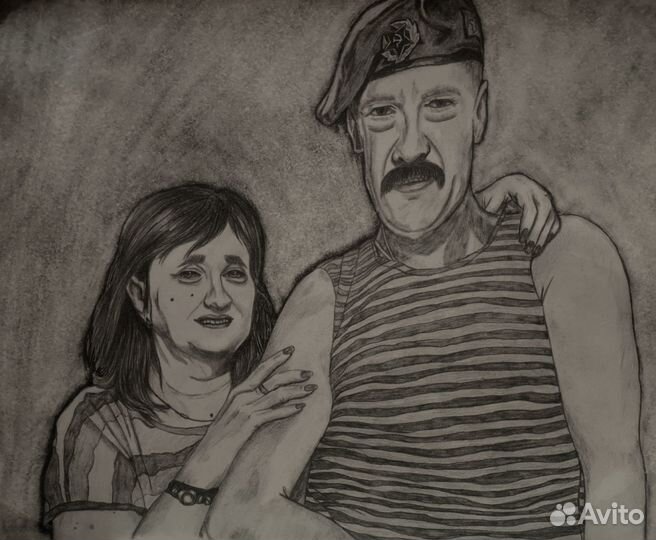 Художник. Портрет по фото, картина на заказ