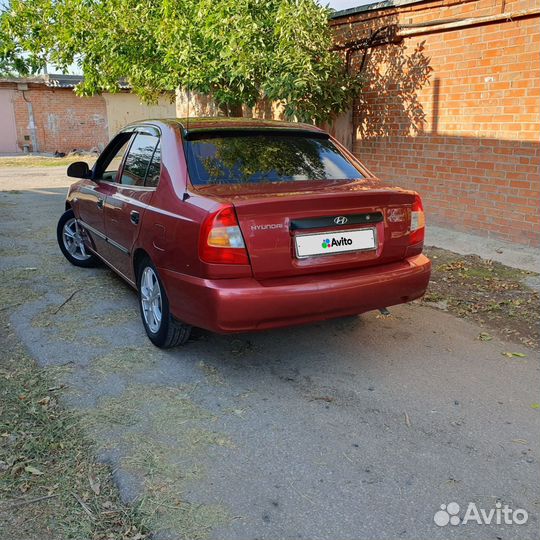 Hyundai Accent 1.5 МТ, 2006, 185 893 км