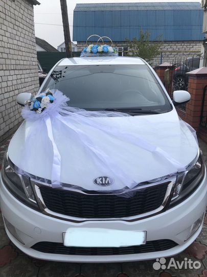 Свадебные украшения на машину