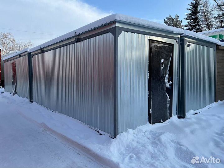 Бытовка на металлокаркасе