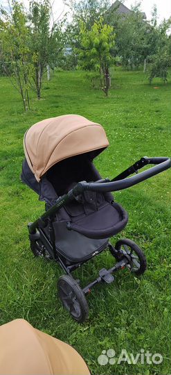 Коляска 2 в 1 эко кожа RikoBasic Ozon
