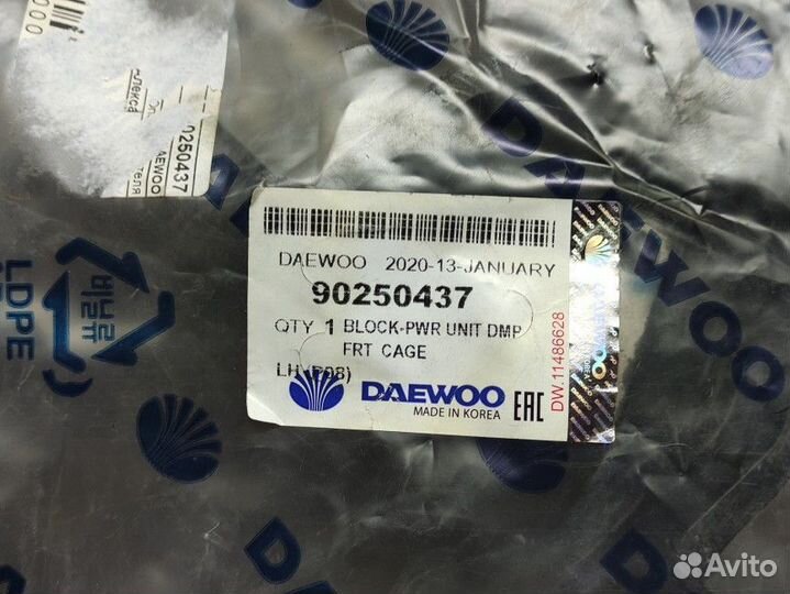 Опора двигателя daewoo nexia