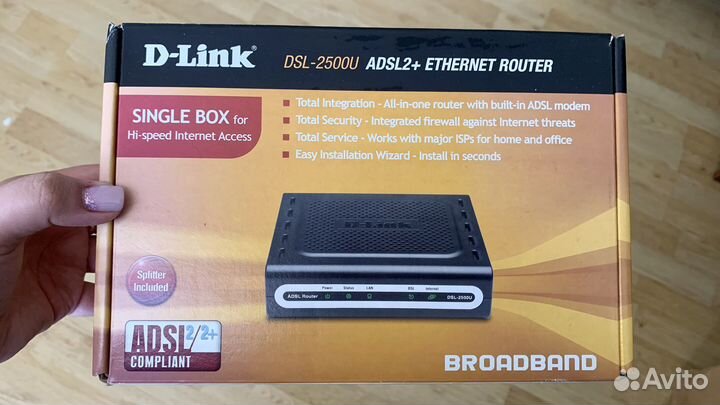 Wi-fi D-Link DSL-2500U