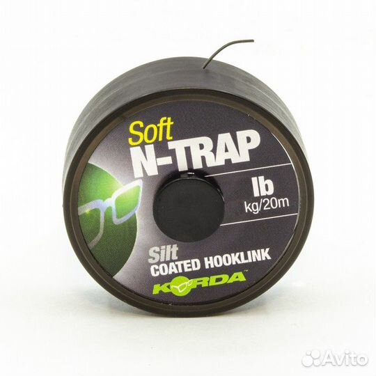 Поводковый материал Korda N-Trap Soft Silt 30lb 20