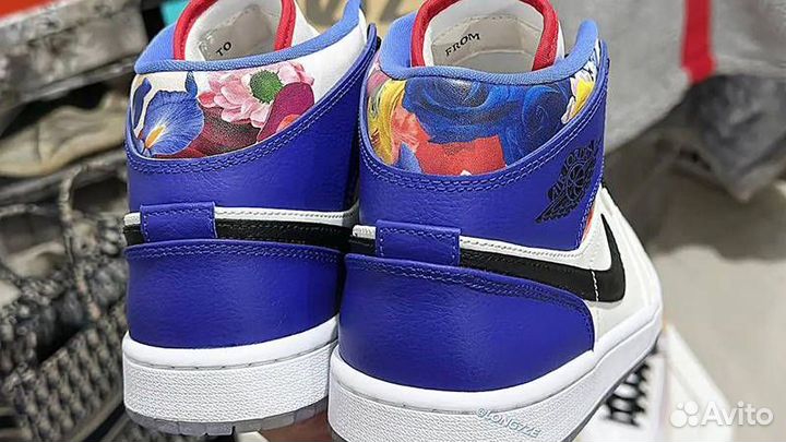 Кроссовки Nike Jordan Air 1 mid Flower Garden 2023