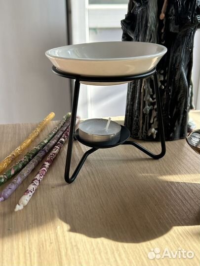 Аромалампа керамика + металл