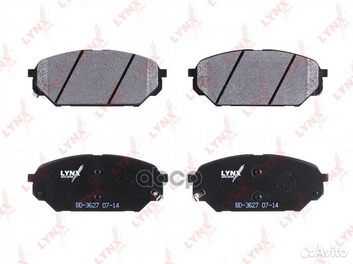 Колодки тормозные дисковые перед BD3627 LYN