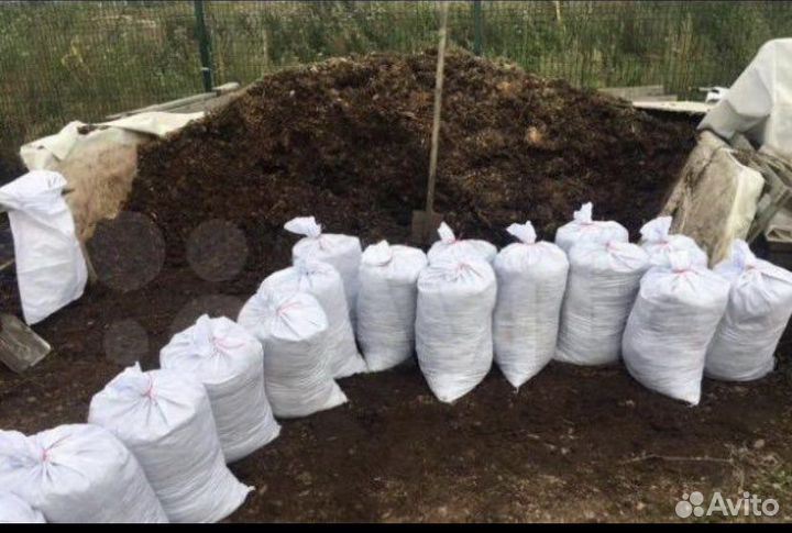 Навоз коровий в мешках