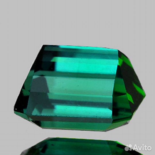 Турмалин натуральный 2,04Ct 8х7мм VVS Индиголит