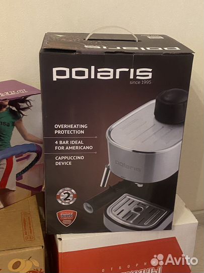 Кофеварка кофемашинка polaris