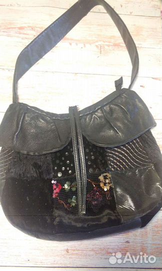 Сумка кожаная женская